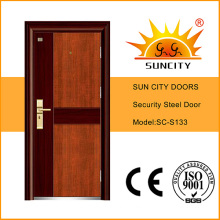 Single Leaf Safety Entrance Main Iron Door From Suncity (SC-S133)